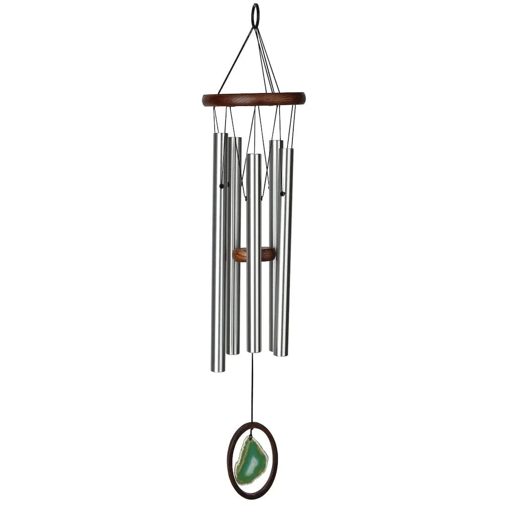 Agate Large Green Wind Chime by Woodstock Chimes