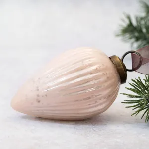 Alba Glass Hanging Decoration - Medium Pinecone Bauble