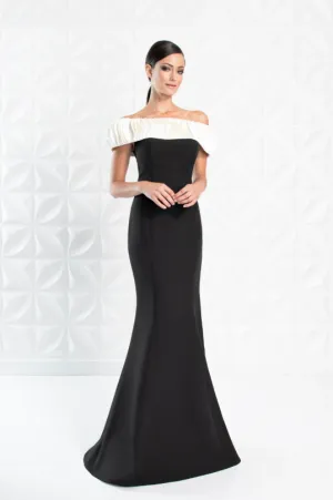 Alexander by Daymor - 1280: Off-Shoulder Ruched Gown