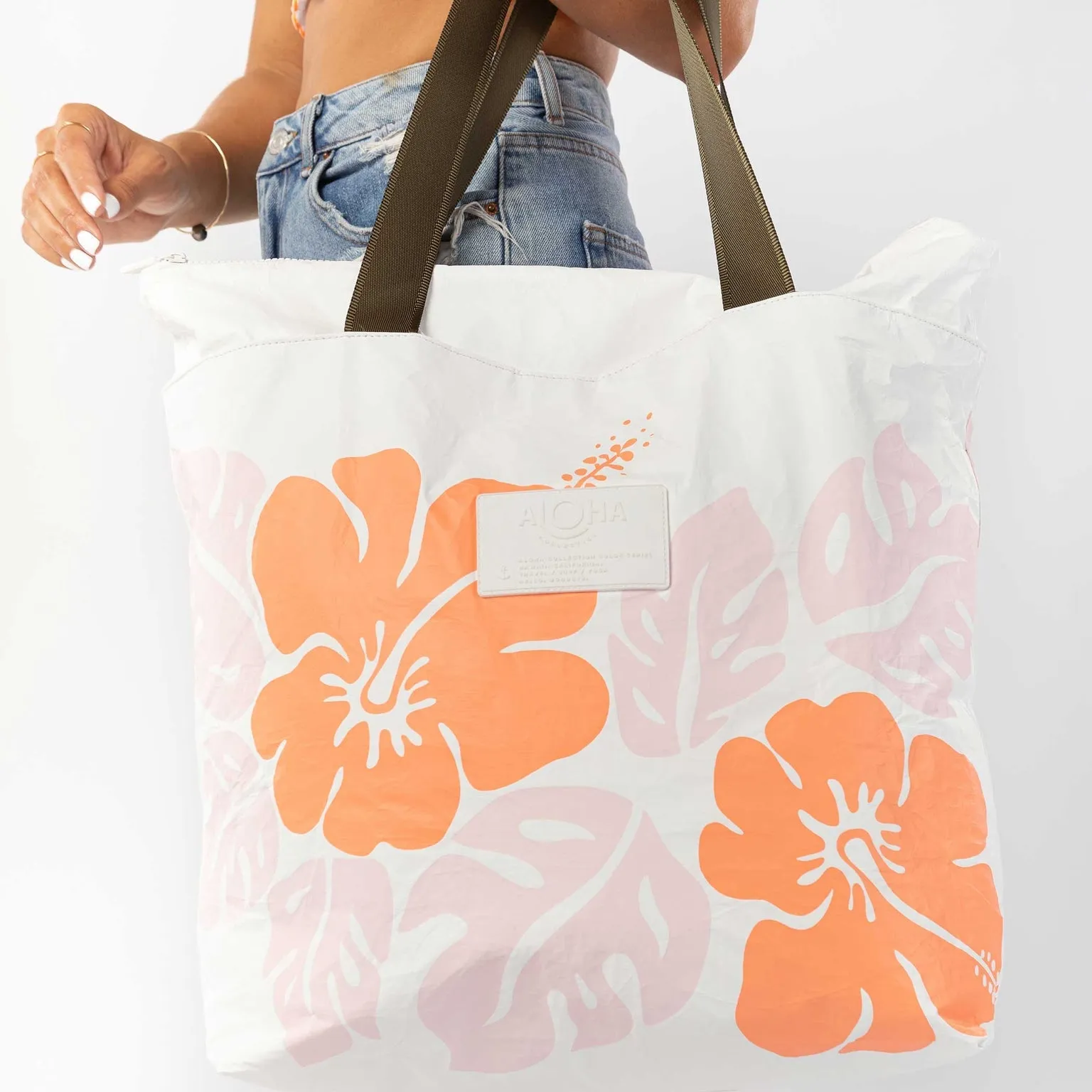 Aloha Day Tripper Tote Bag - Big Island Hibiscus