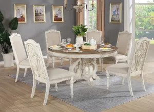 ARCADIA 7 Pc. Round Dining Table Set