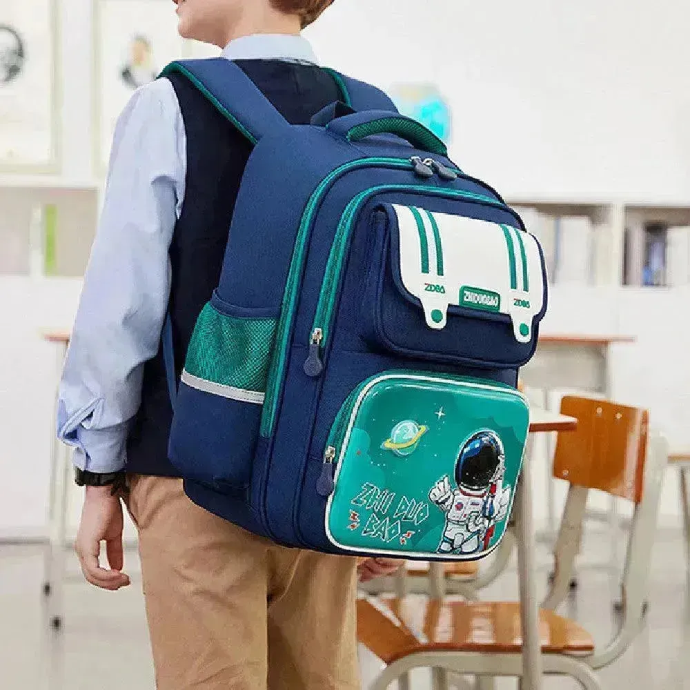 Astronaut Backpack For Elementary School Students, Super Light Weight Reduction And Spine Protection