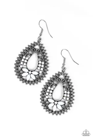 Atta-GALA White Paparazzi Earrings