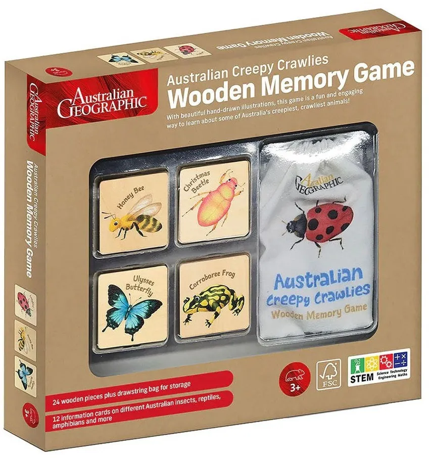 Australian Geographic: Australian Creepy Crawlies Memory Game