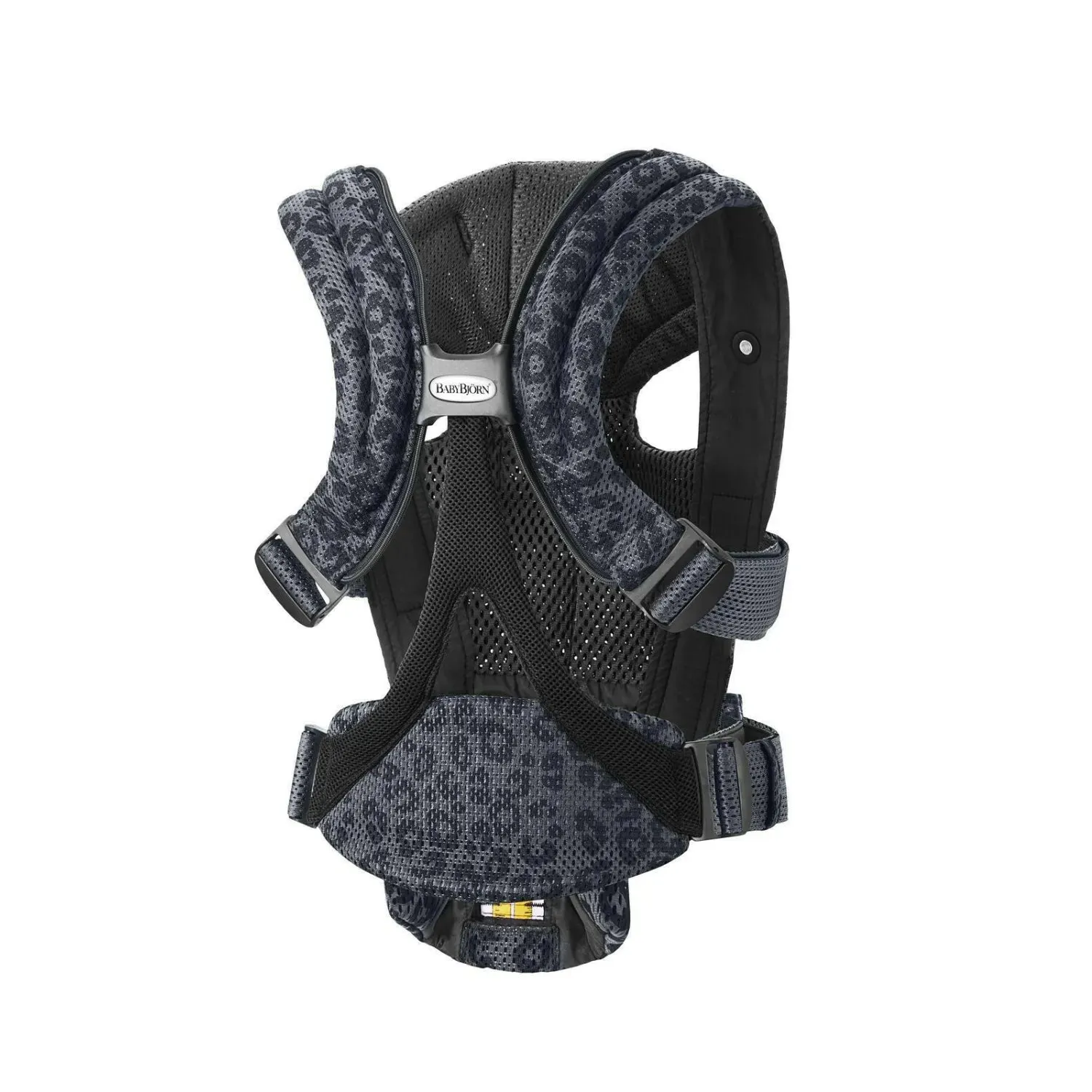 Baby Carrier Free Anthracite Leopard 3D Mesh