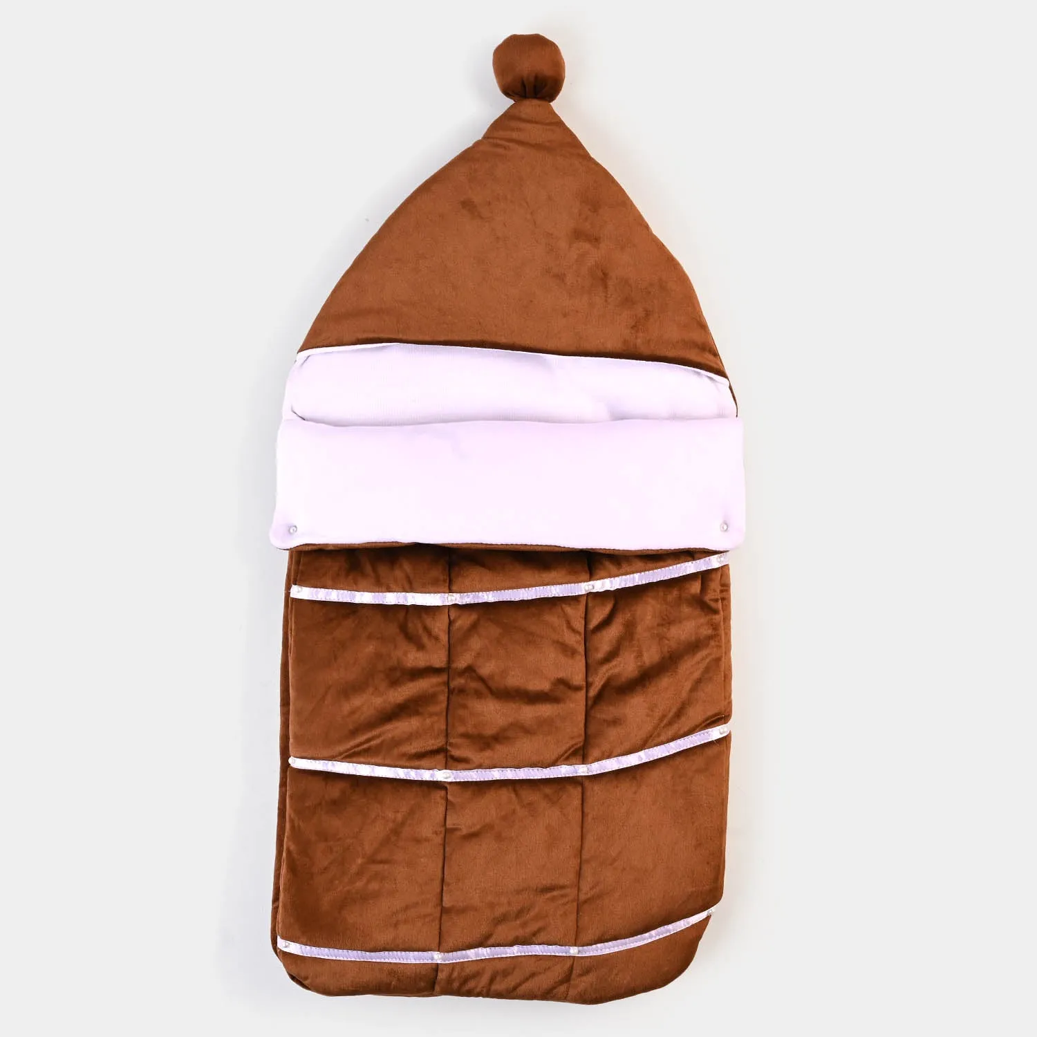 Baby Carry Nest Velvet - Brown