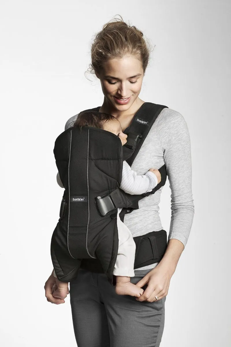 BabyBjorn Baby Carrier One - Black/Blue Lines