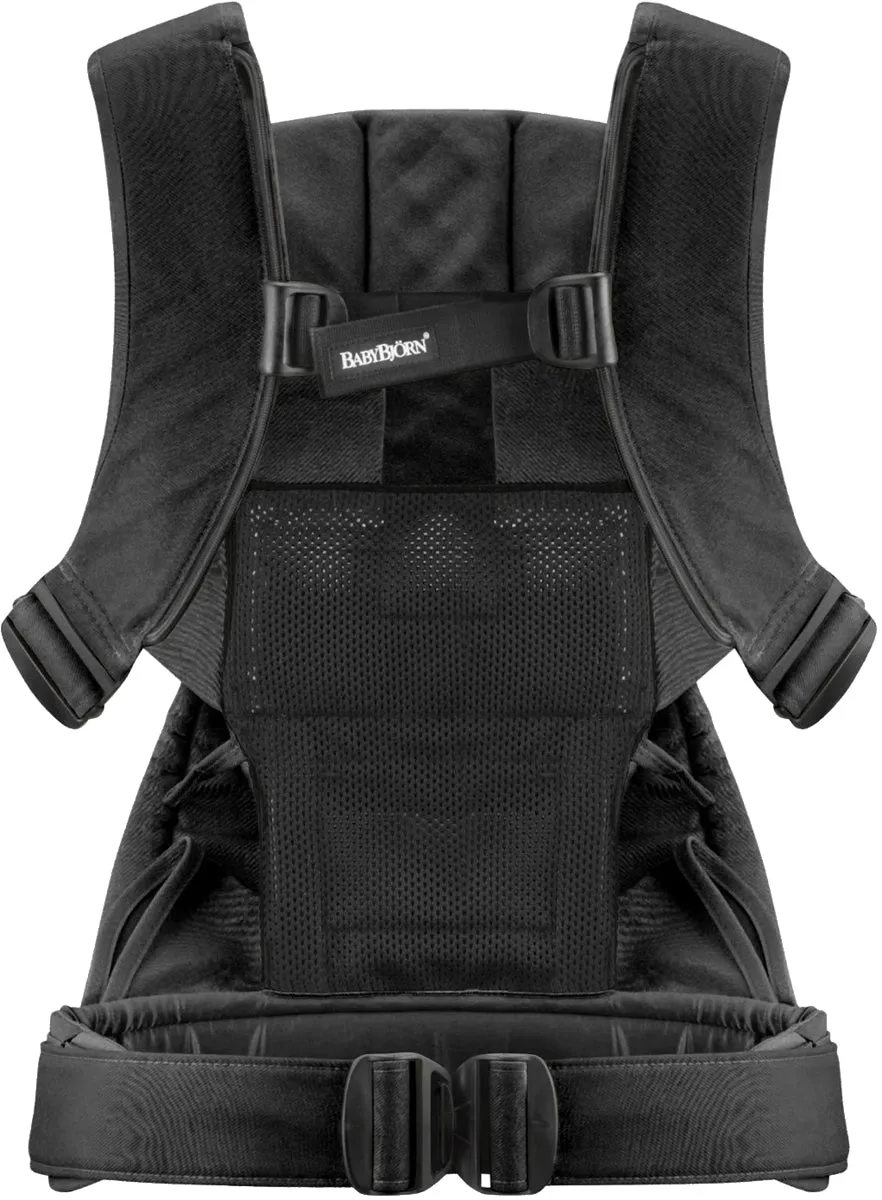 BabyBjorn Baby Carrier One - Black/Blue Lines