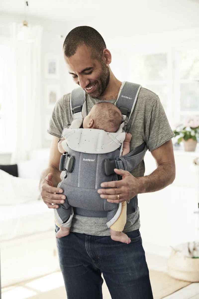 BabyBjorn Baby Carrier One - Denim Blue/Blue Sprinkles