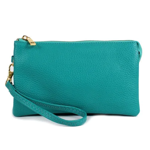 Bentlie Three Compartments Crossbody Bag-Turquoise