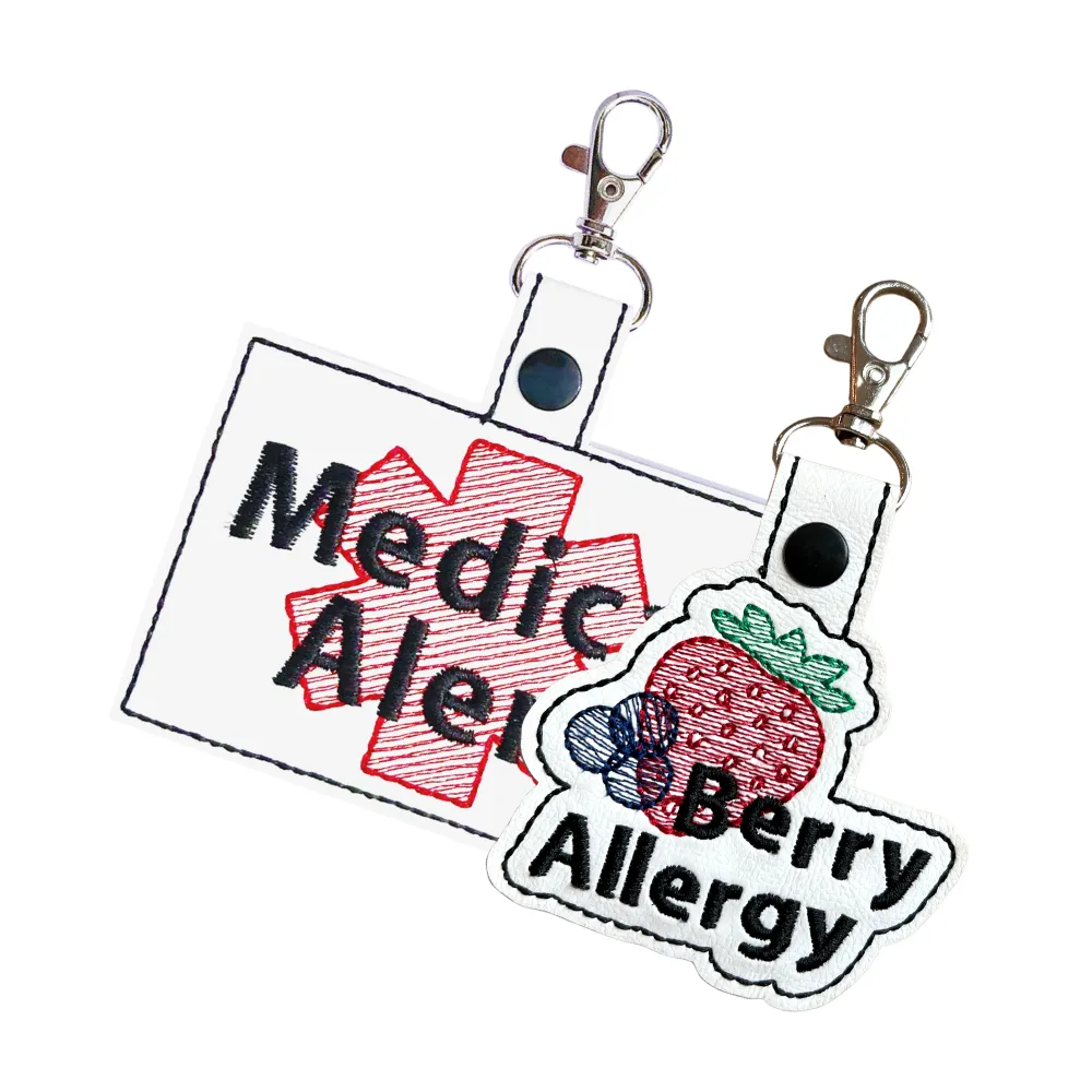 Berry Allergy Bag Tag