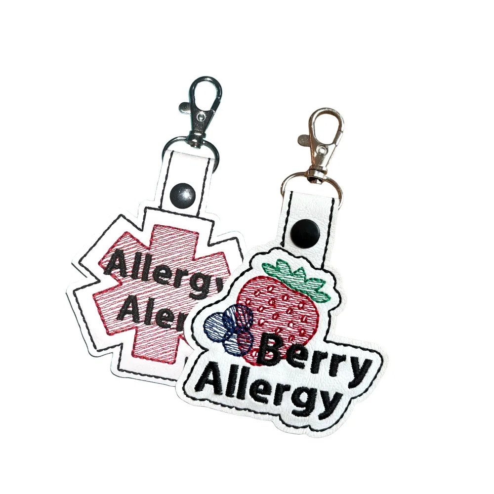 Berry Allergy Bag Tag