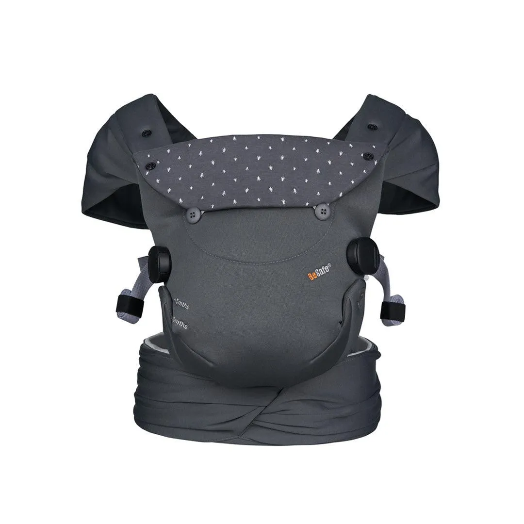 BeSafe Haven Newborn Baby Carrier - Anthracite Forest