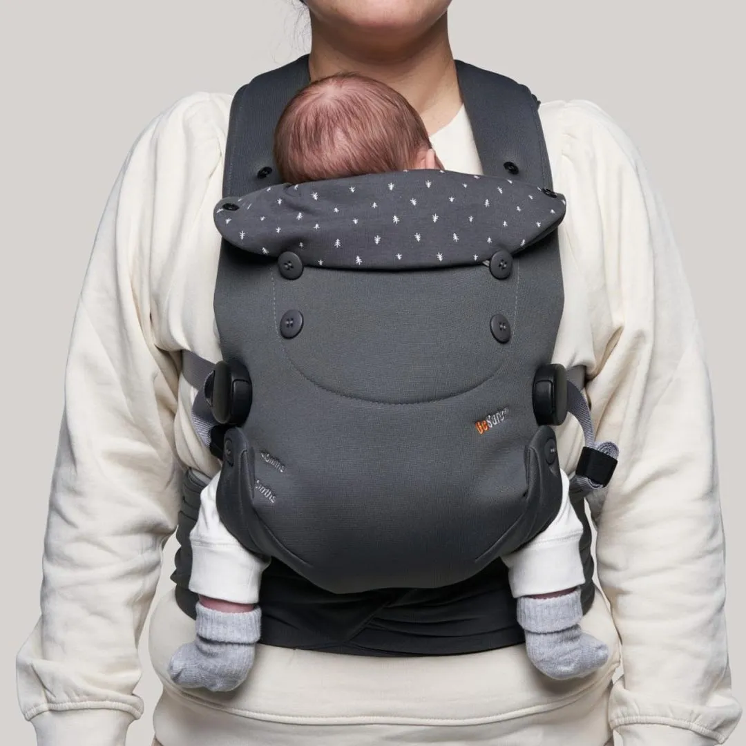 BeSafe Haven Newborn Baby Carrier - Anthracite Forest