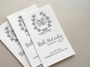 Beth - Letterpress Business Cards