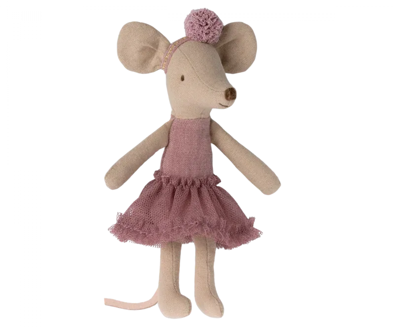 Big Sister Ballerina Mouse in Lavender