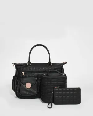 Black Premium Baby Bag Set