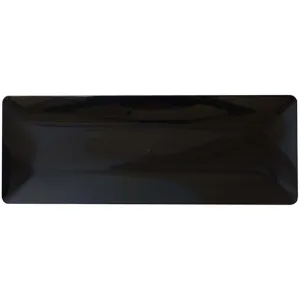 Black Sleek Tray 15.75in x 6in