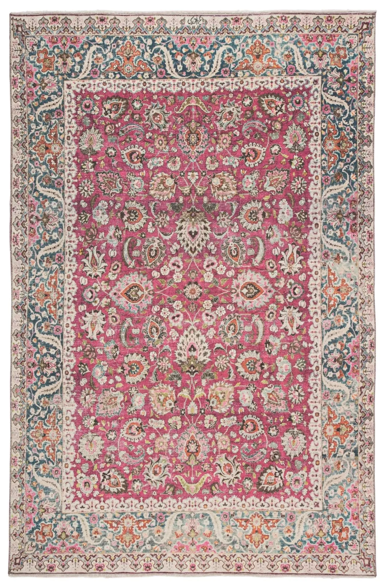 Boheme BOH09 Multicolor/Pink Rug