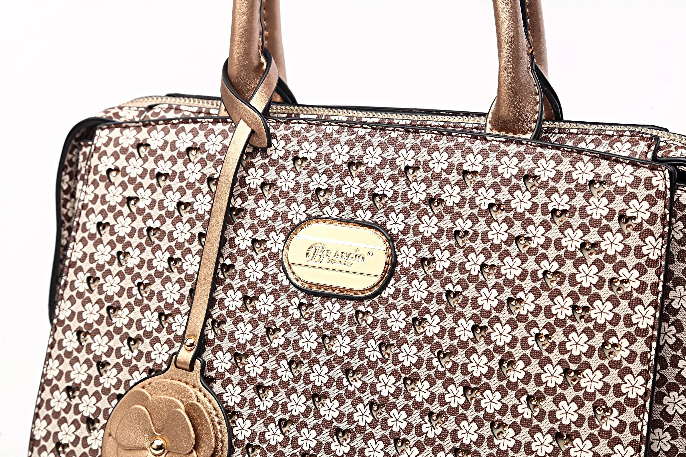 Brangio Sophisticated Patterned Handbag