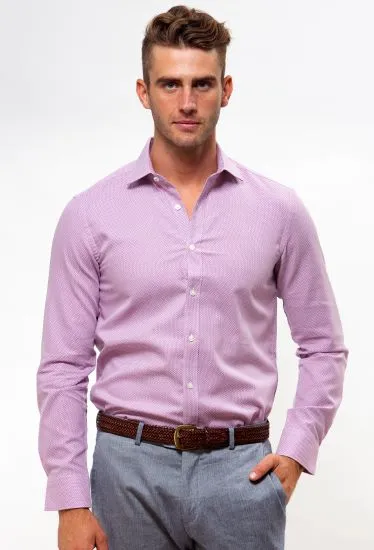 Brooksfield Luxe Textured Business Shirt 1540