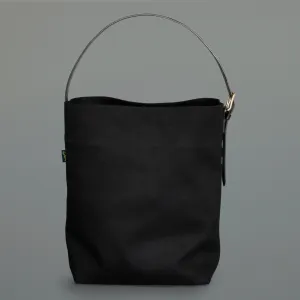 Canvas Bucket Bag Black