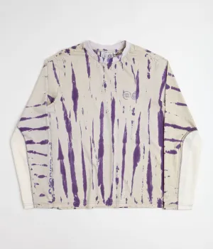 Carrier Goods Tie Dye Tech Long Sleeve T-Shirt - Purple