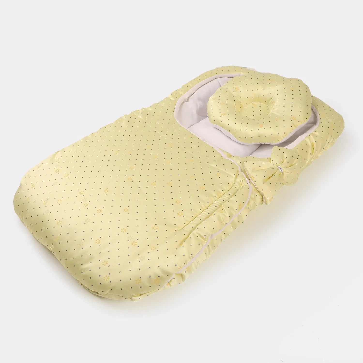 Carry Nest Side Button Bow | Yellow