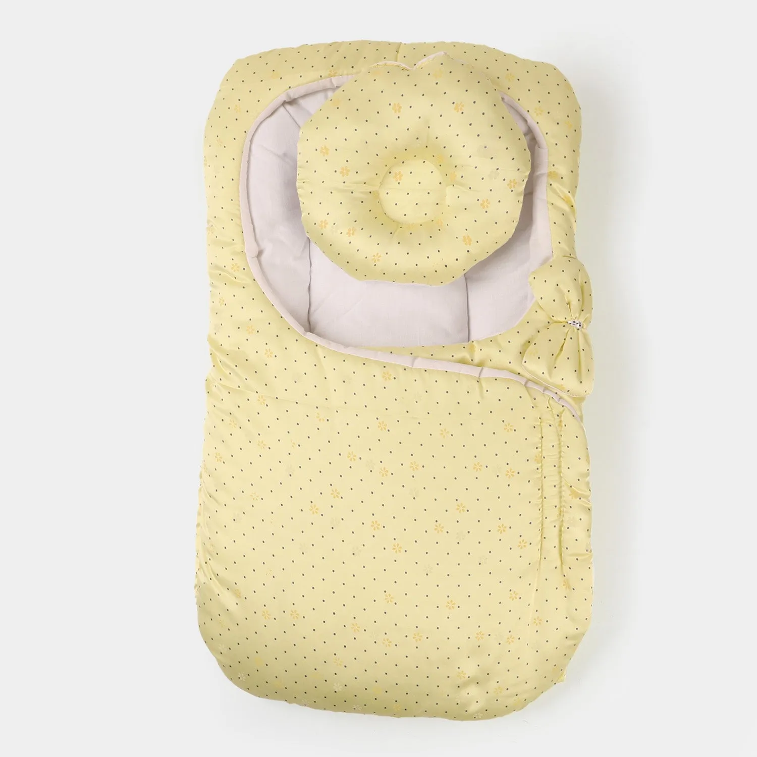 Carry Nest Side Button Bow | Yellow