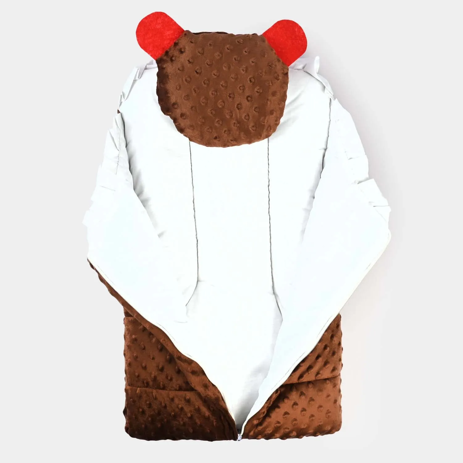 Carry Nest With Bear Pillow | BROWN