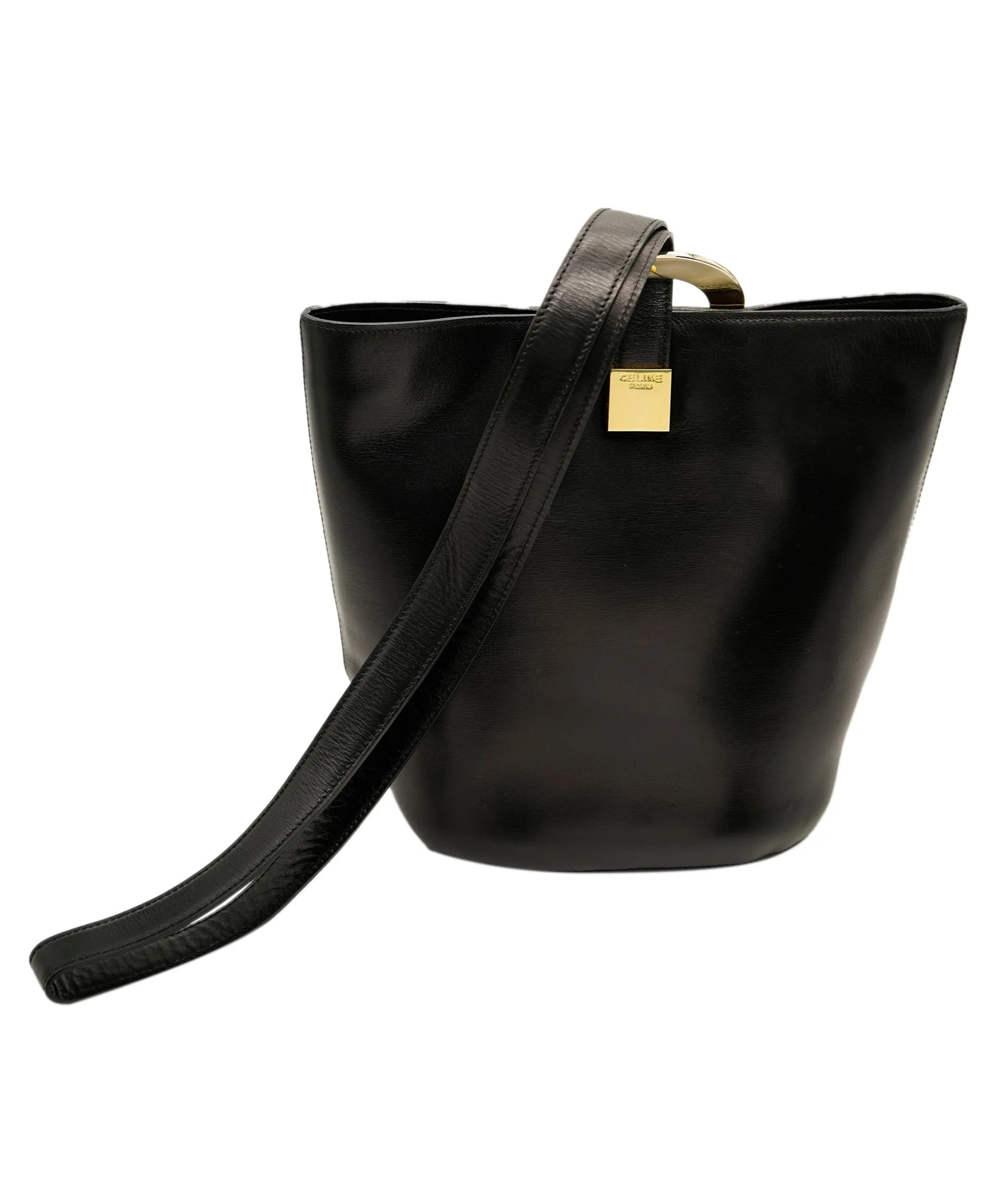 Celine black bucket bag ALC0288