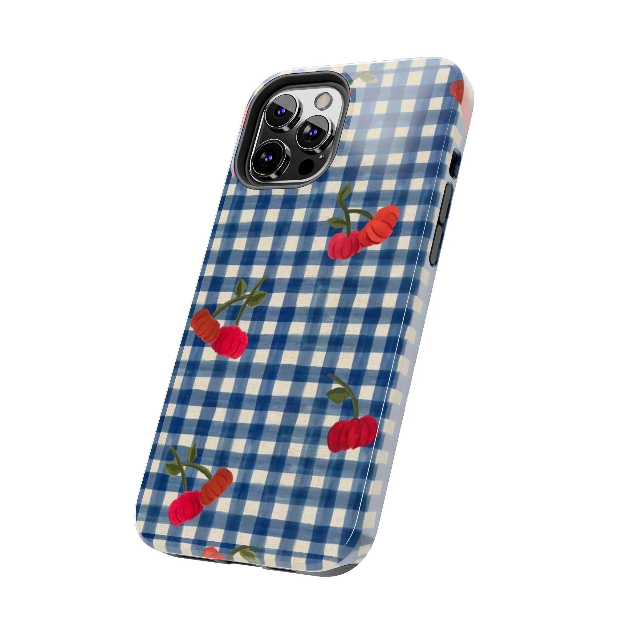 Charming Gingham Tough iPhone Cases