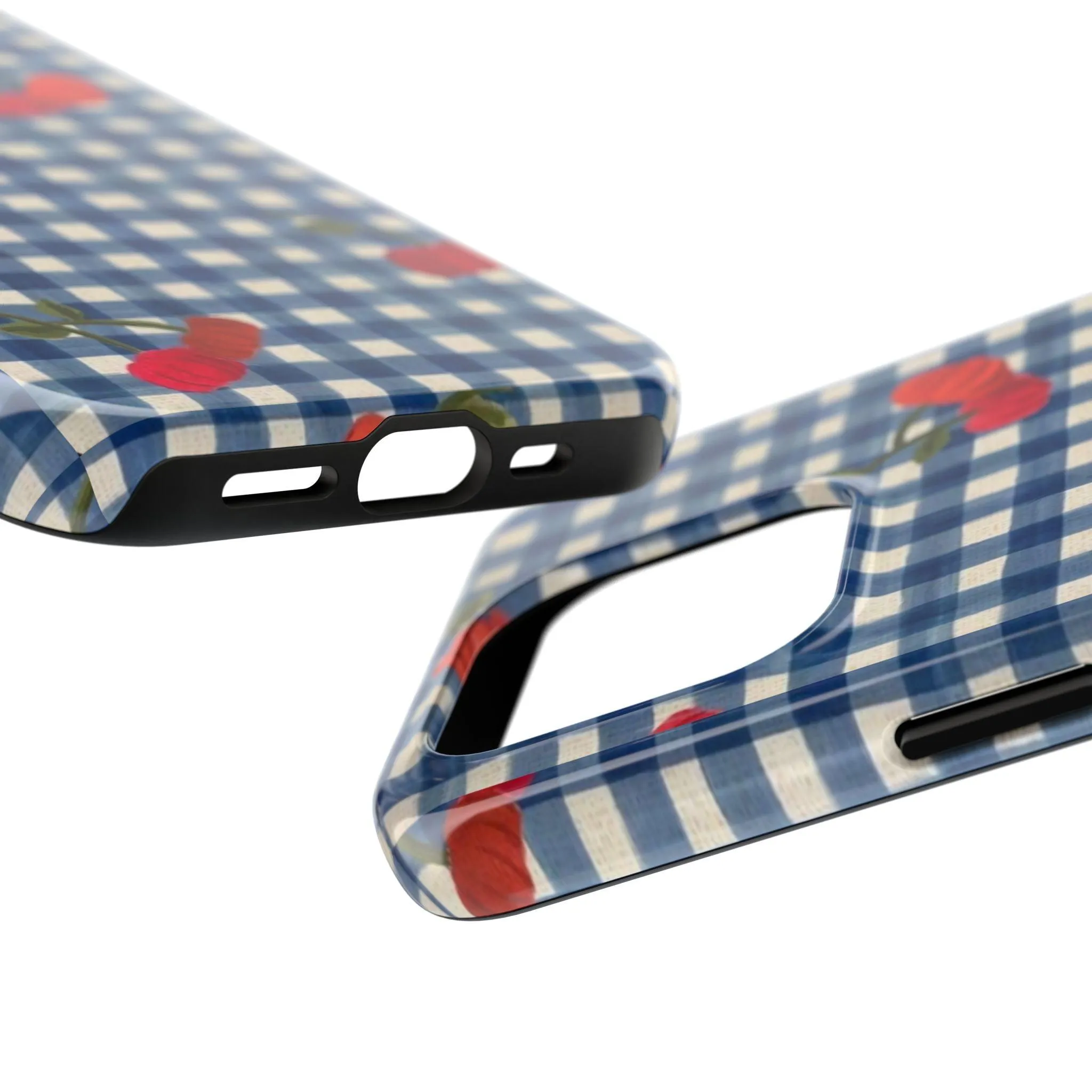 Charming Gingham Tough iPhone Cases