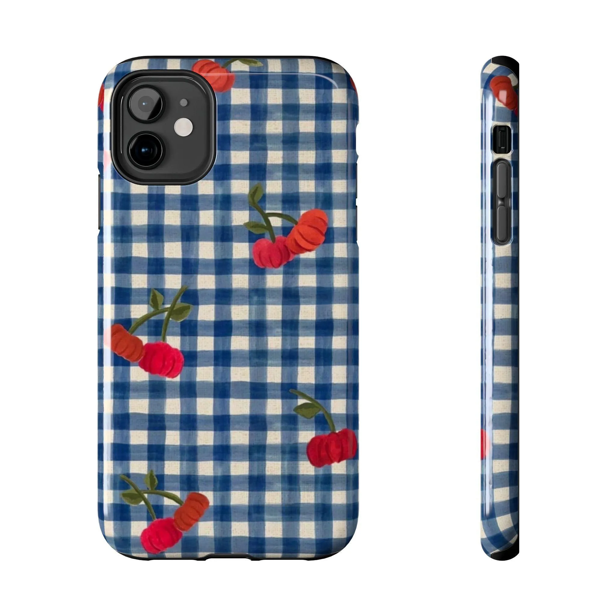 Charming Gingham Tough iPhone Cases