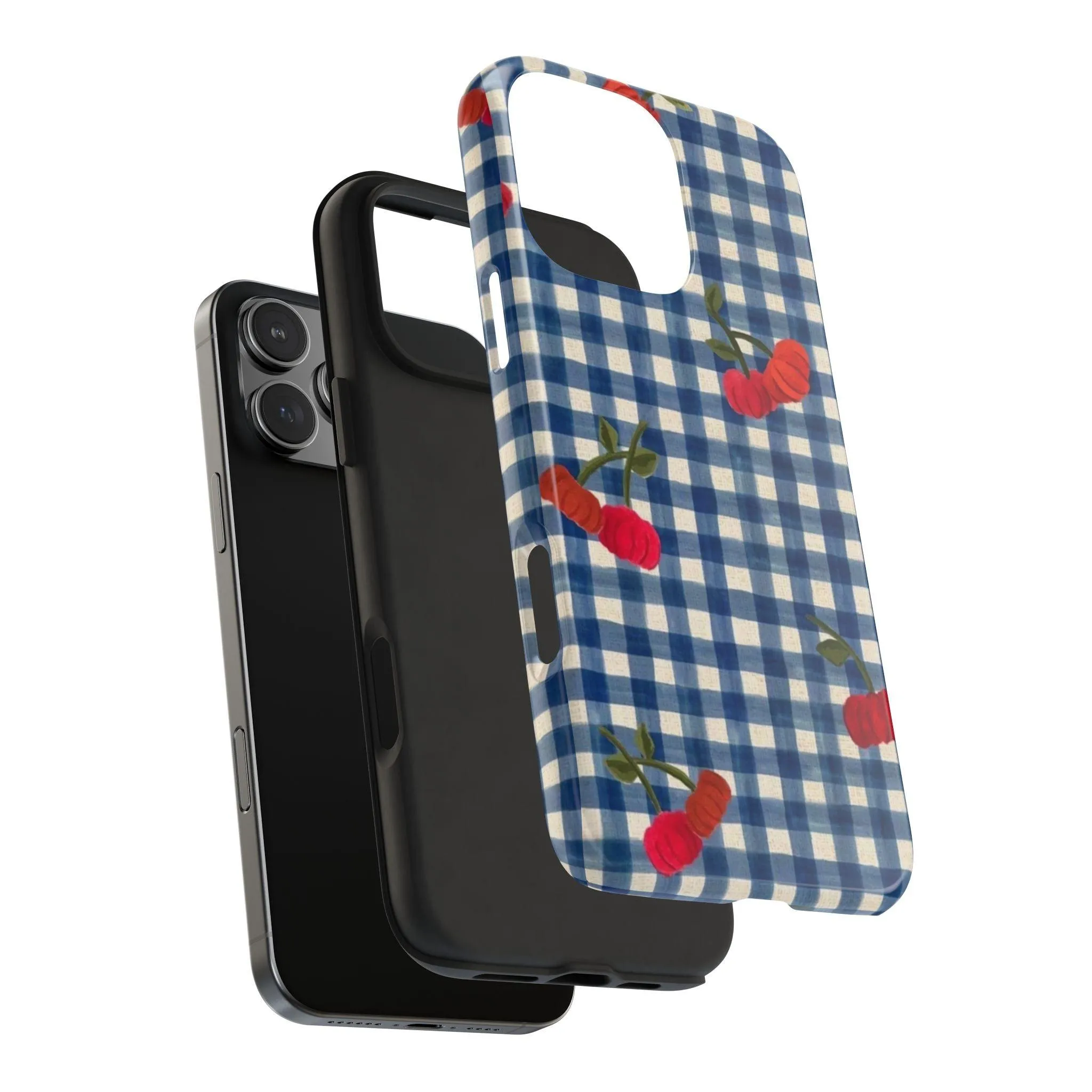 Charming Gingham Tough iPhone Cases