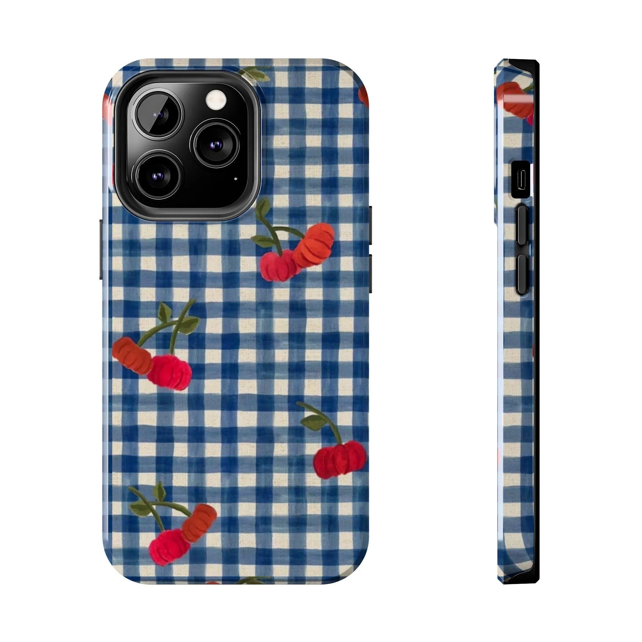 Charming Gingham Tough iPhone Cases