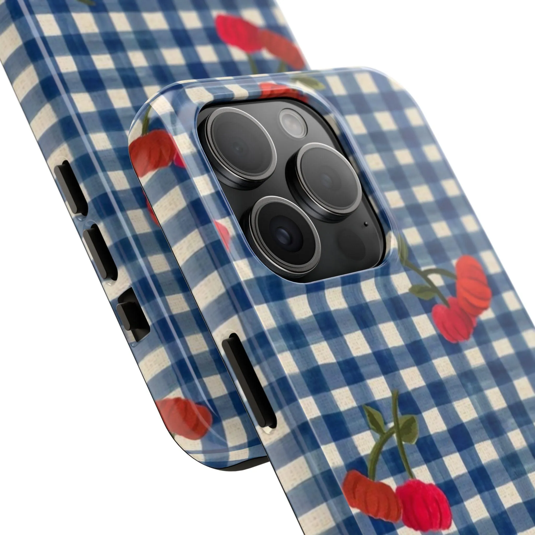 Charming Gingham Tough iPhone Cases