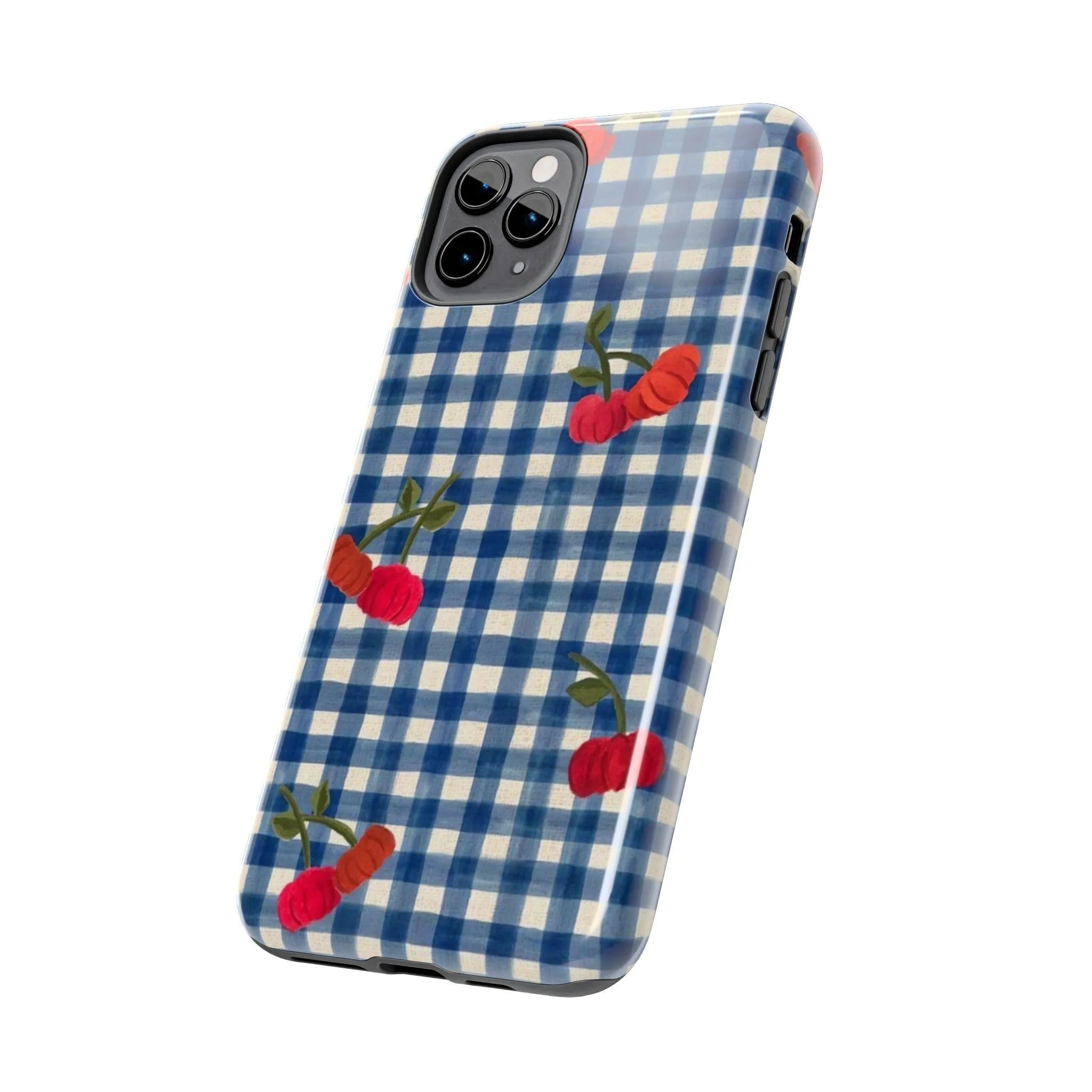 Charming Gingham Tough iPhone Cases