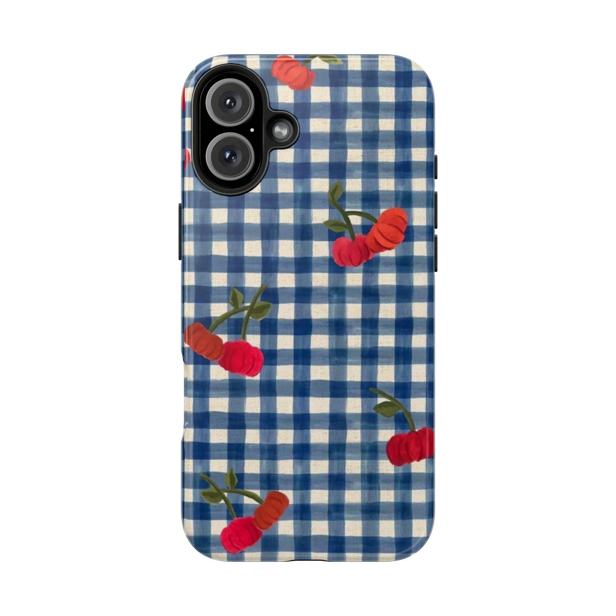 Charming Gingham Tough iPhone Cases