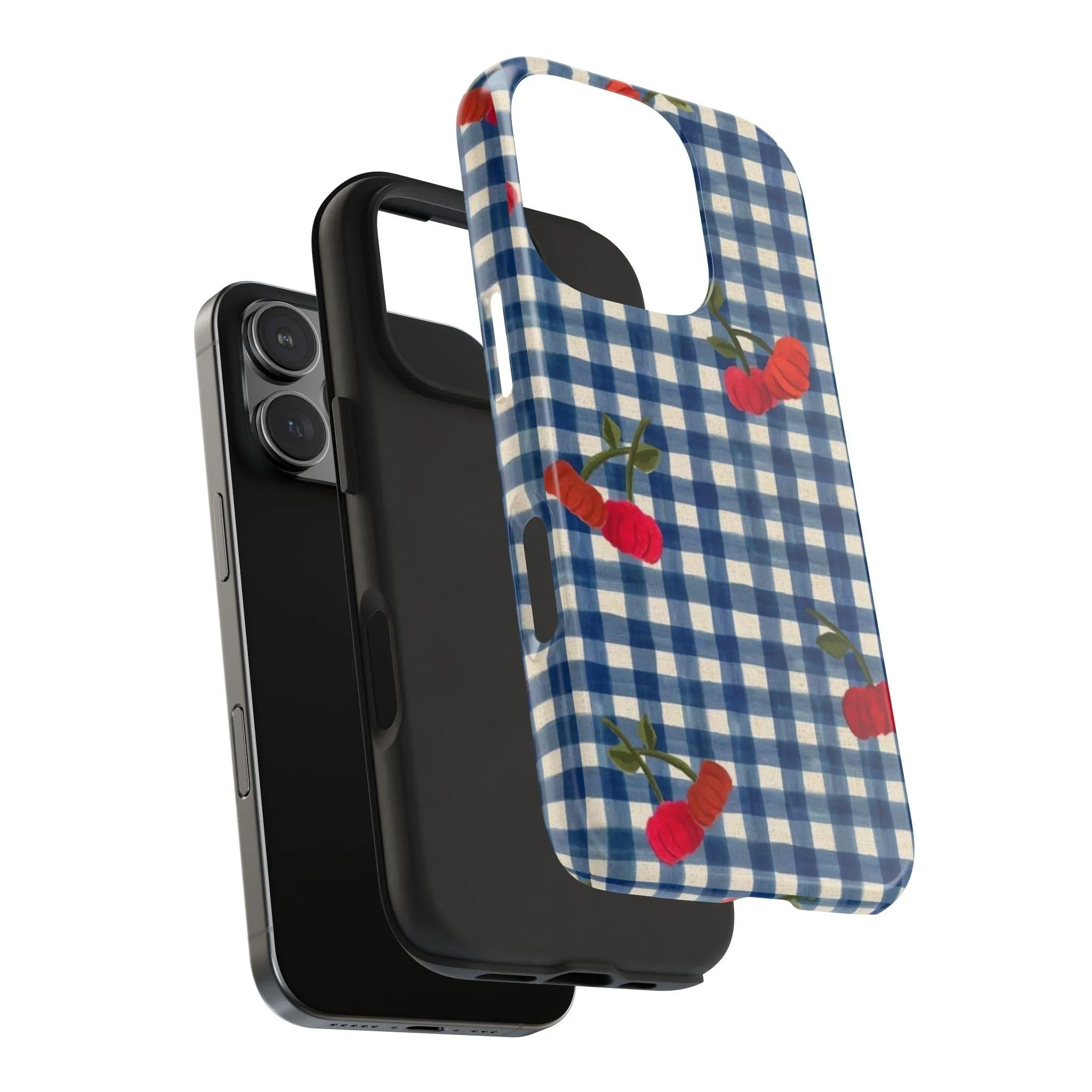 Charming Gingham Tough iPhone Cases