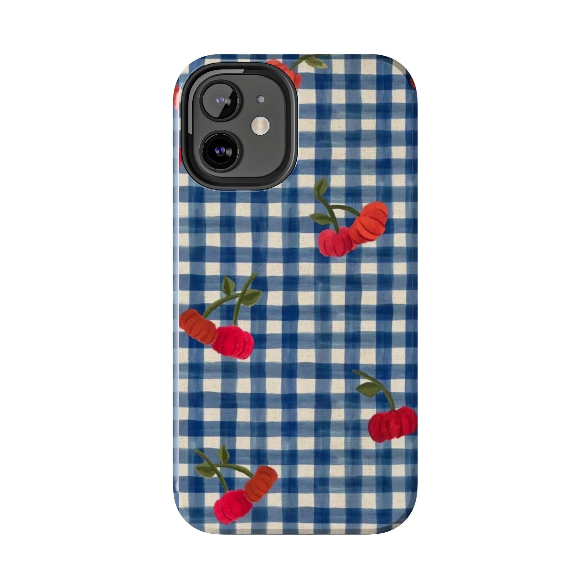 Charming Gingham Tough iPhone Cases