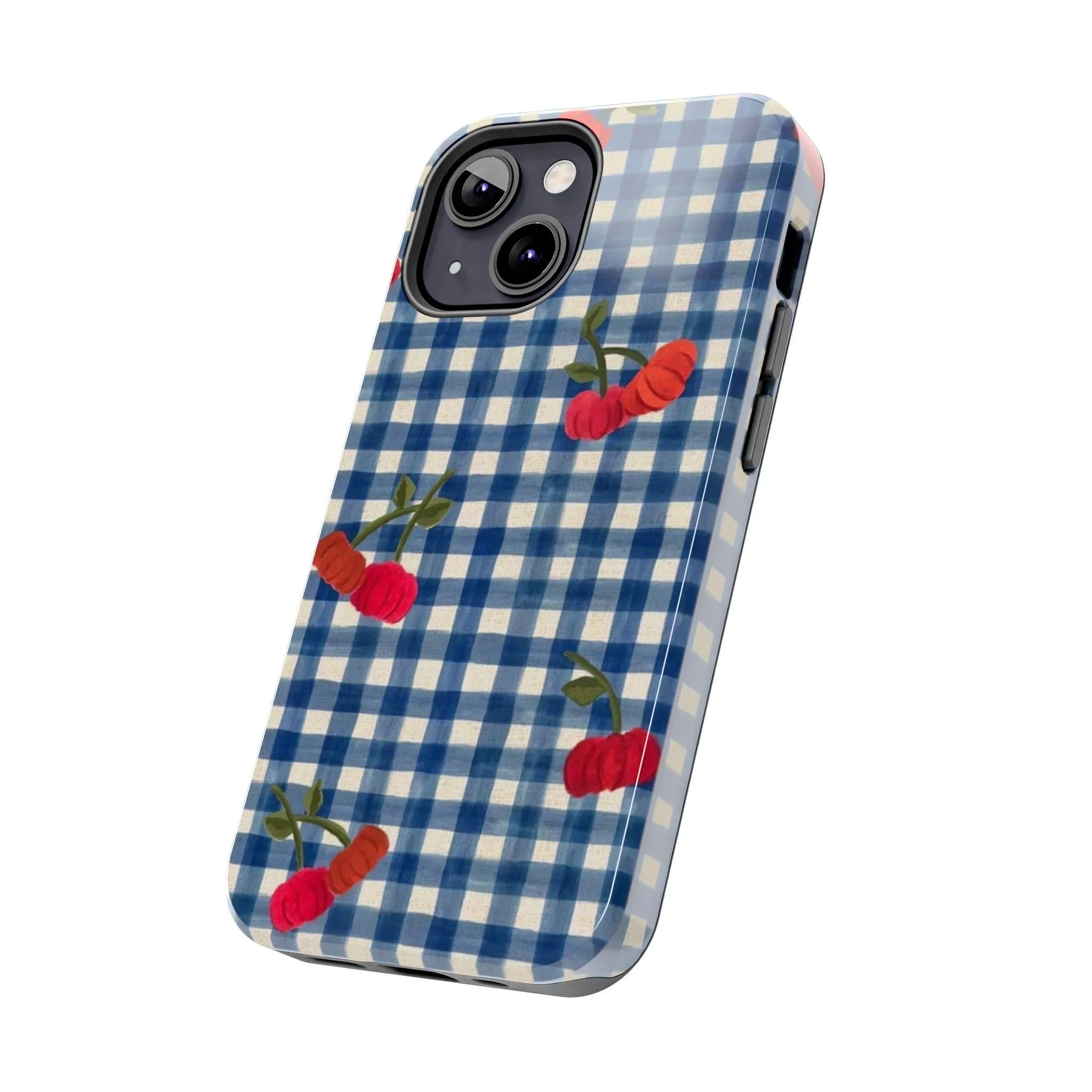 Charming Gingham Tough iPhone Cases