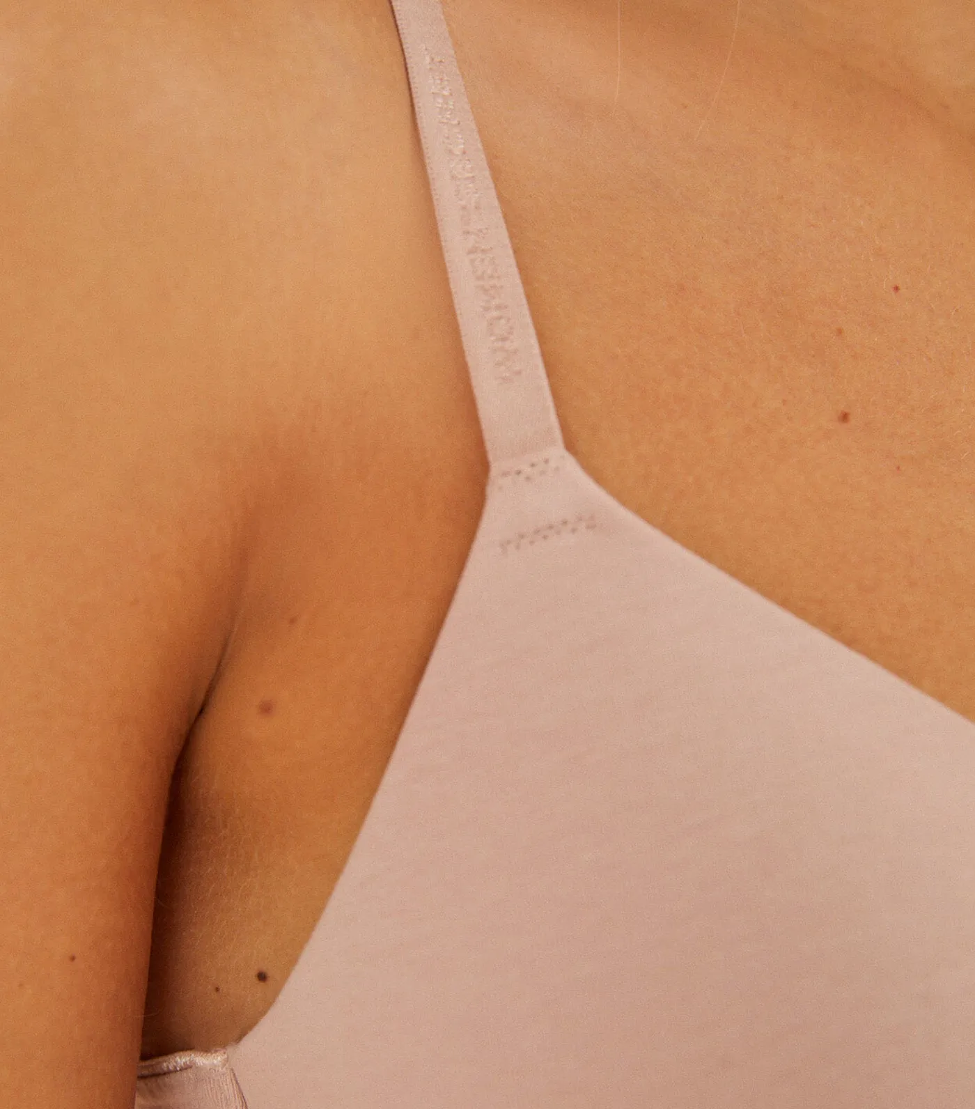 CHARMING Nude Cotton Triangle Bra