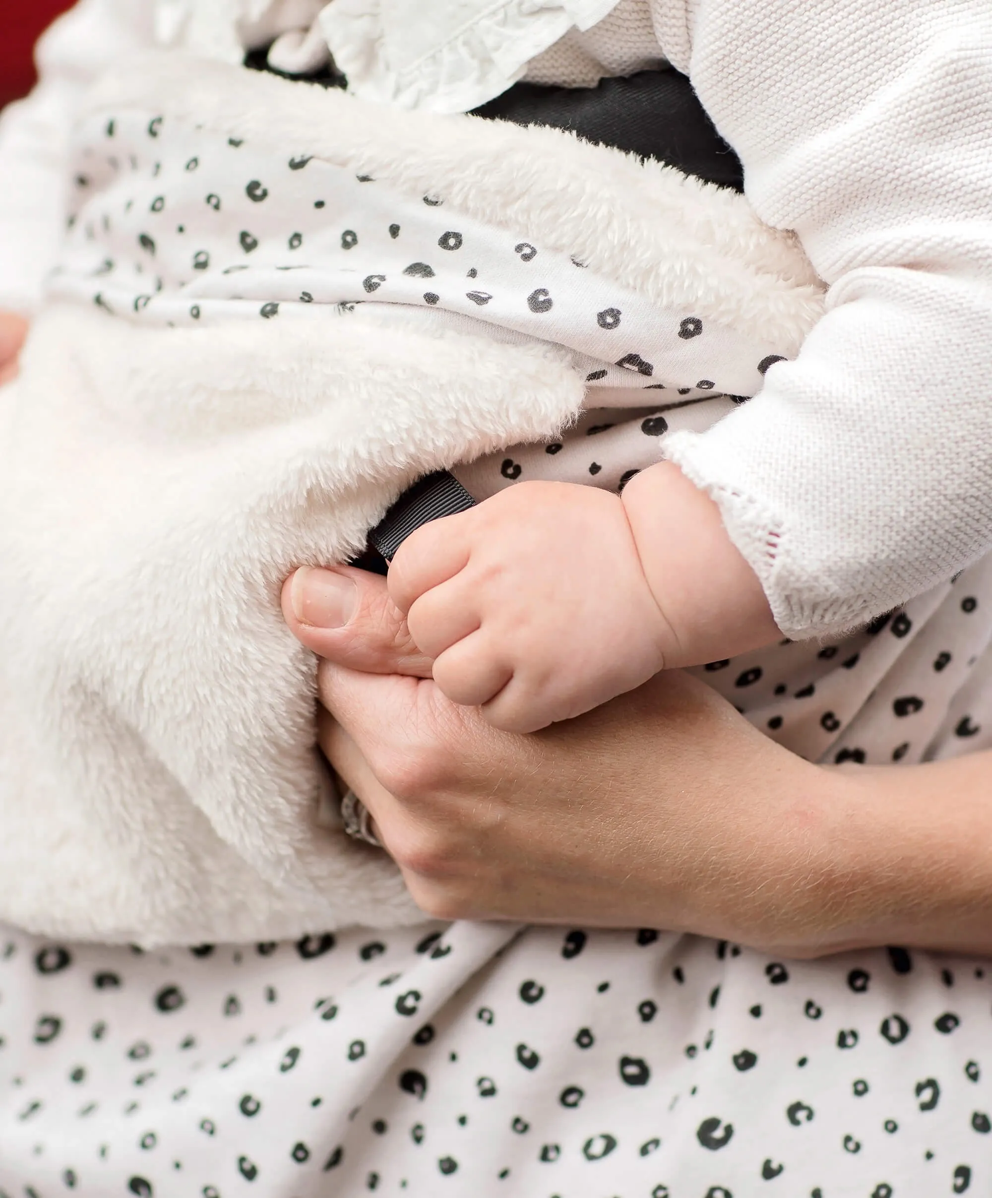 Cheeky Chompers Baby Travel Blanket - Leopard Spots