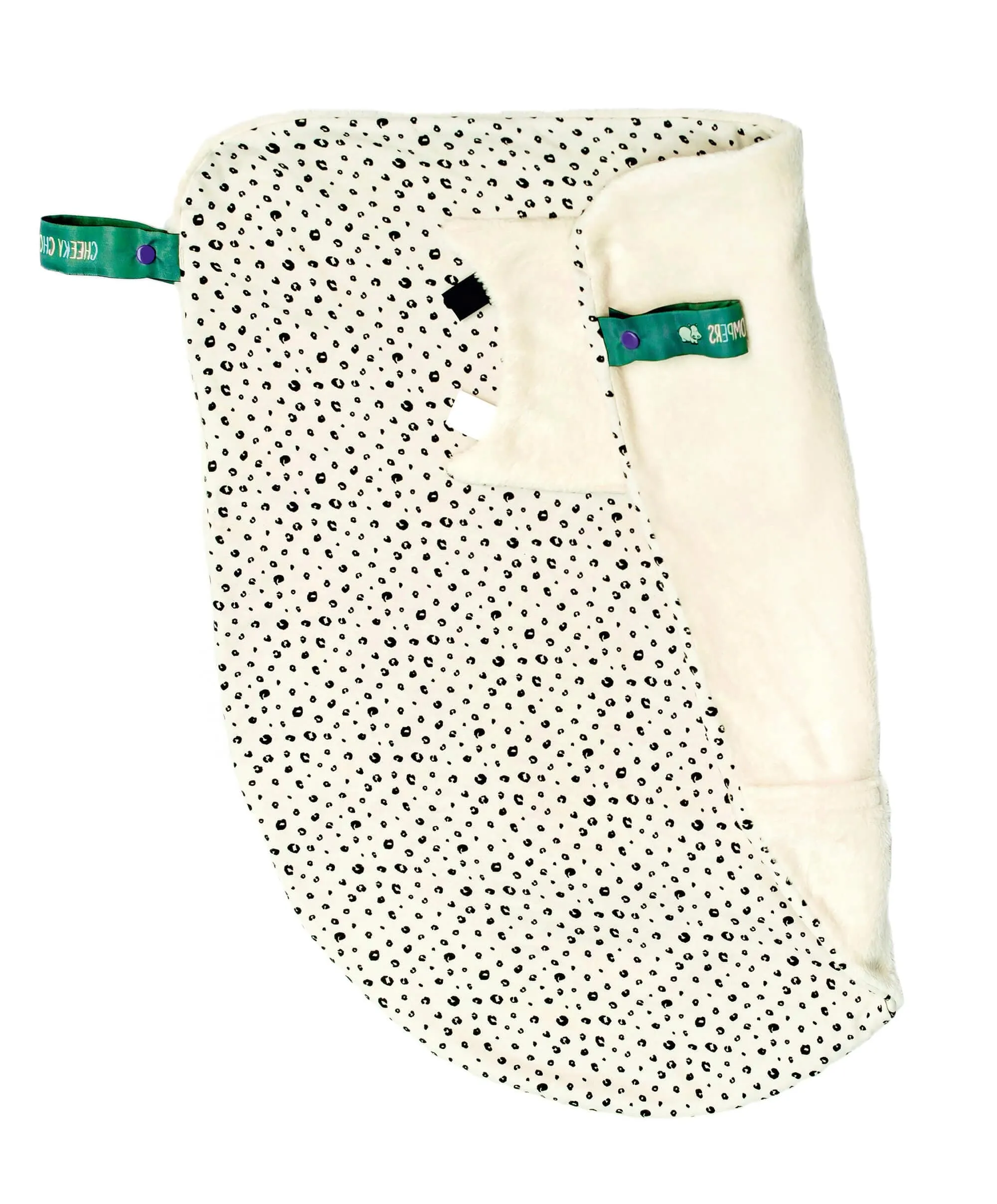 Cheeky Chompers Baby Travel Blanket - Leopard Spots