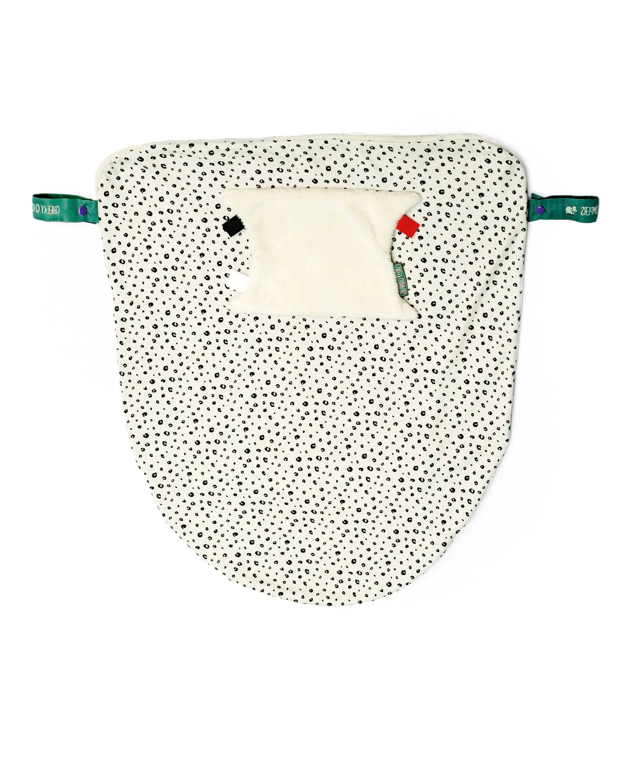 Cheeky Chompers Baby Travel Blanket - Leopard Spots