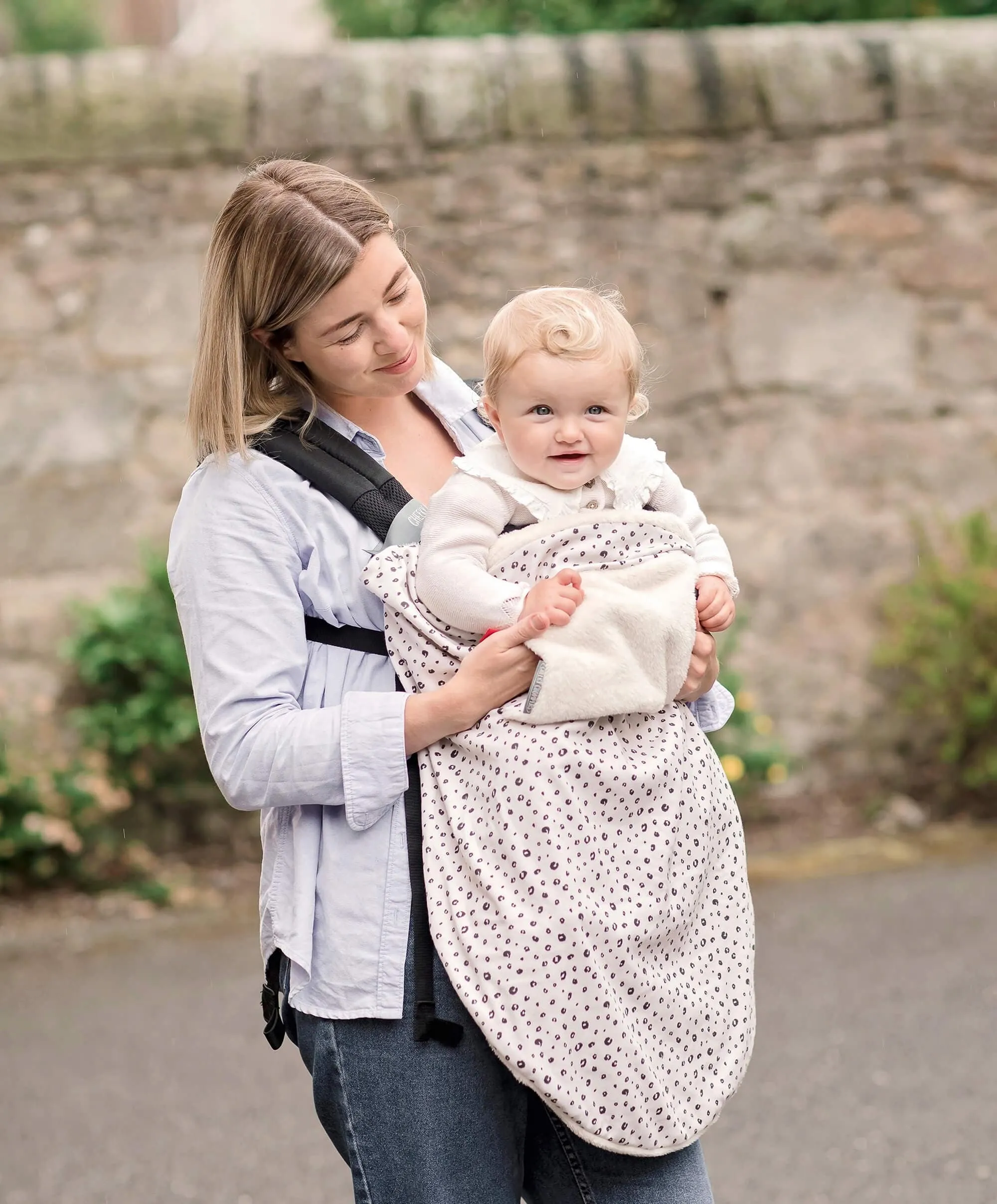 Cheeky Chompers Baby Travel Blanket - Leopard Spots