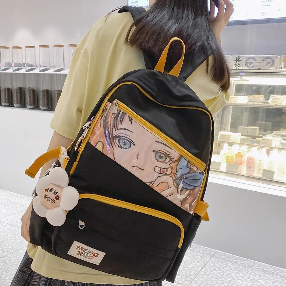 Christmas Gift New Large Capacity School Female Bag Cute Woman Backpack Nylon Waterproof Lady Kawaii Backpacks Fashion Book Girl Bags Student