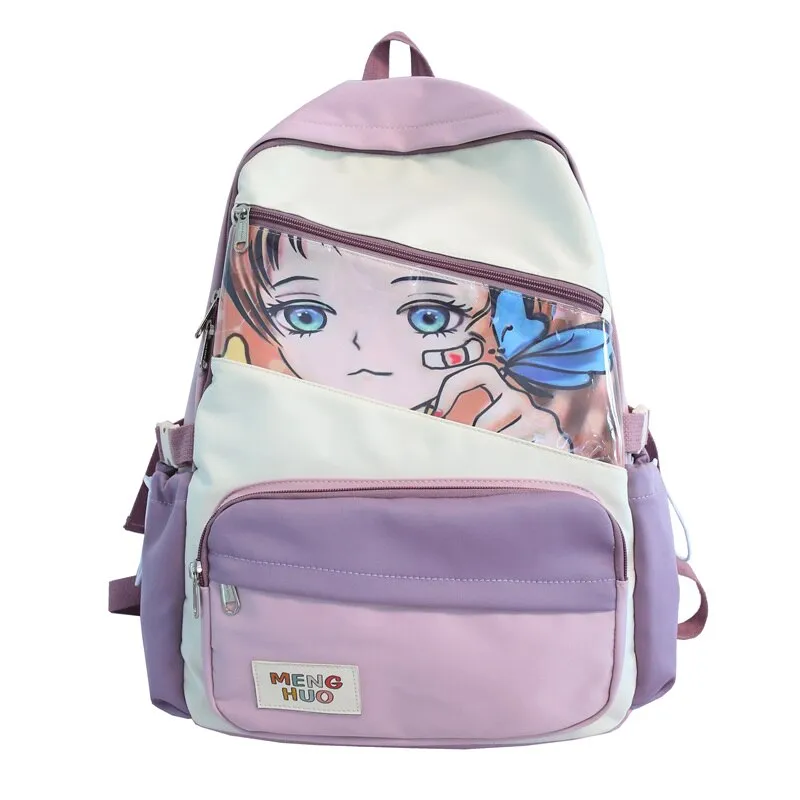 Christmas Gift New Large Capacity School Female Bag Cute Woman Backpack Nylon Waterproof Lady Kawaii Backpacks Fashion Book Girl Bags Student