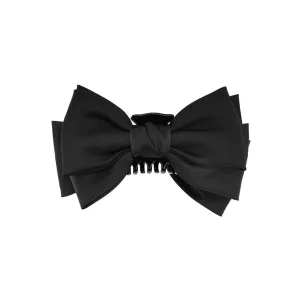 Classic Ribbon Black Hair Claw Clip